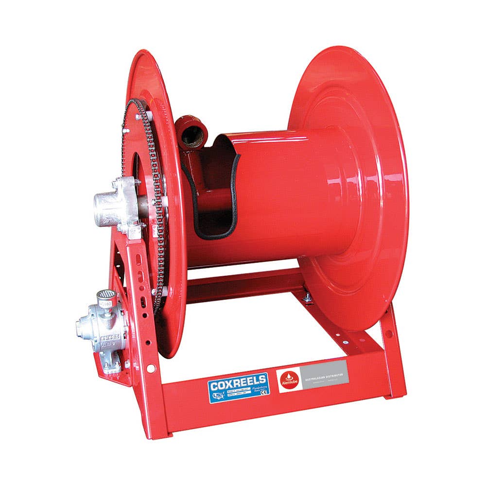 Metal Frame Air Rewind Fixed Mount Bare Hose Reel Large Capacity 600psi 60014289 1195-932-A