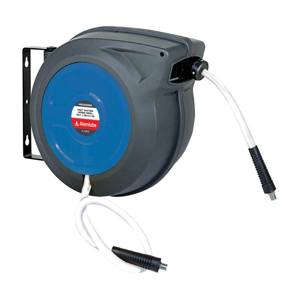 Reel Hose Hot Water EL Series 12mm X 15m Alemlube 40006122 HR30080