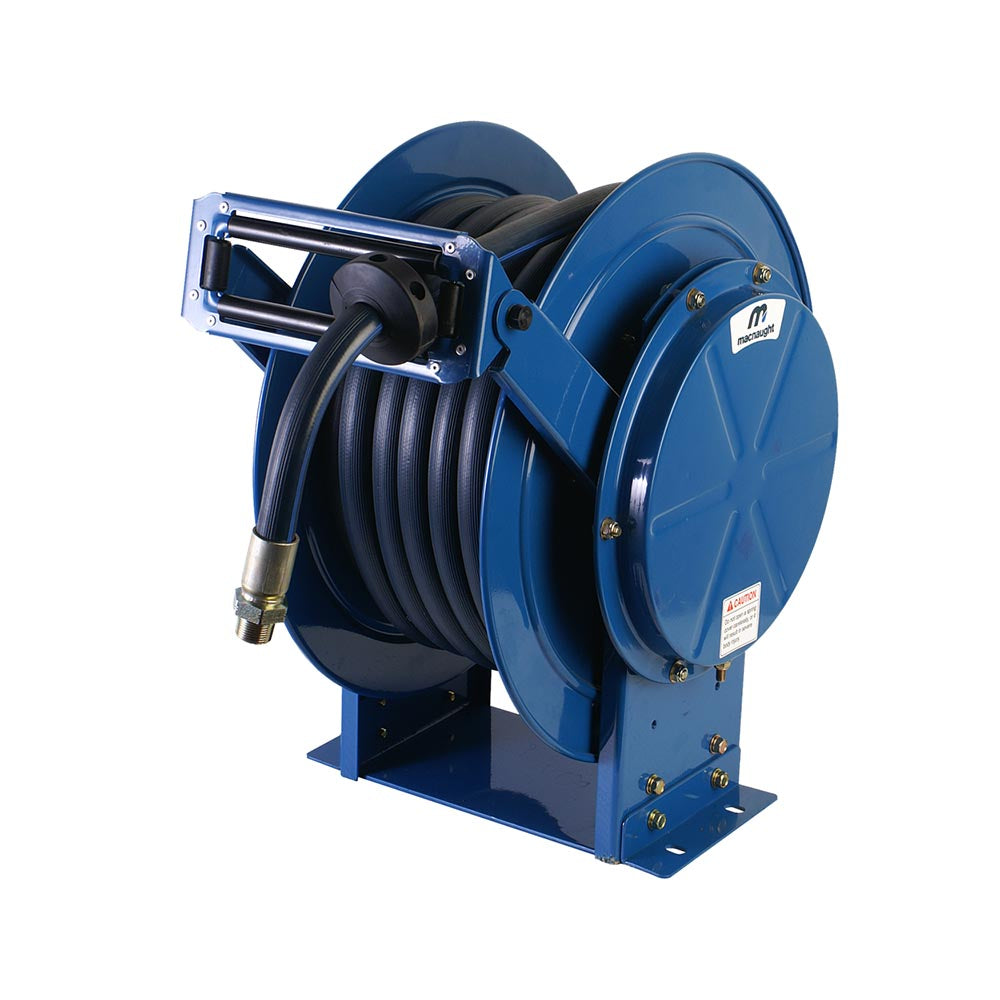 Oil Twin Pedestal Metal Hose Reel 1/2" x 15m_428137_MOTP1215-01