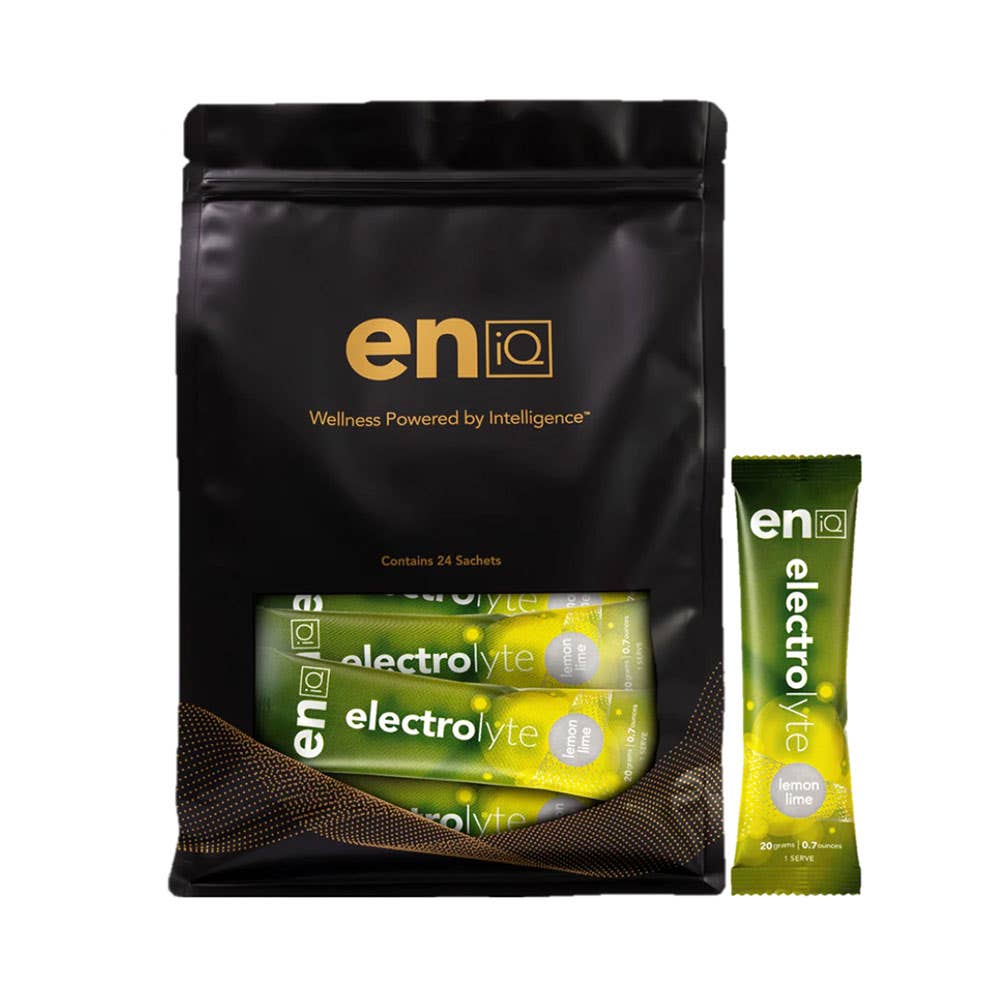Hydration Sachets Lemon Lime 20gm eniQ Pk 24 548965 HEELL24 NLA