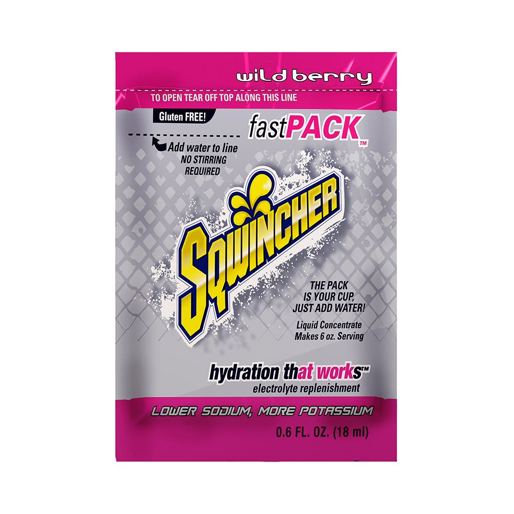 Fast Pack&reg; Hydration Sachet Wild Berry 18ml 50 Pk 91521339 SQ0099