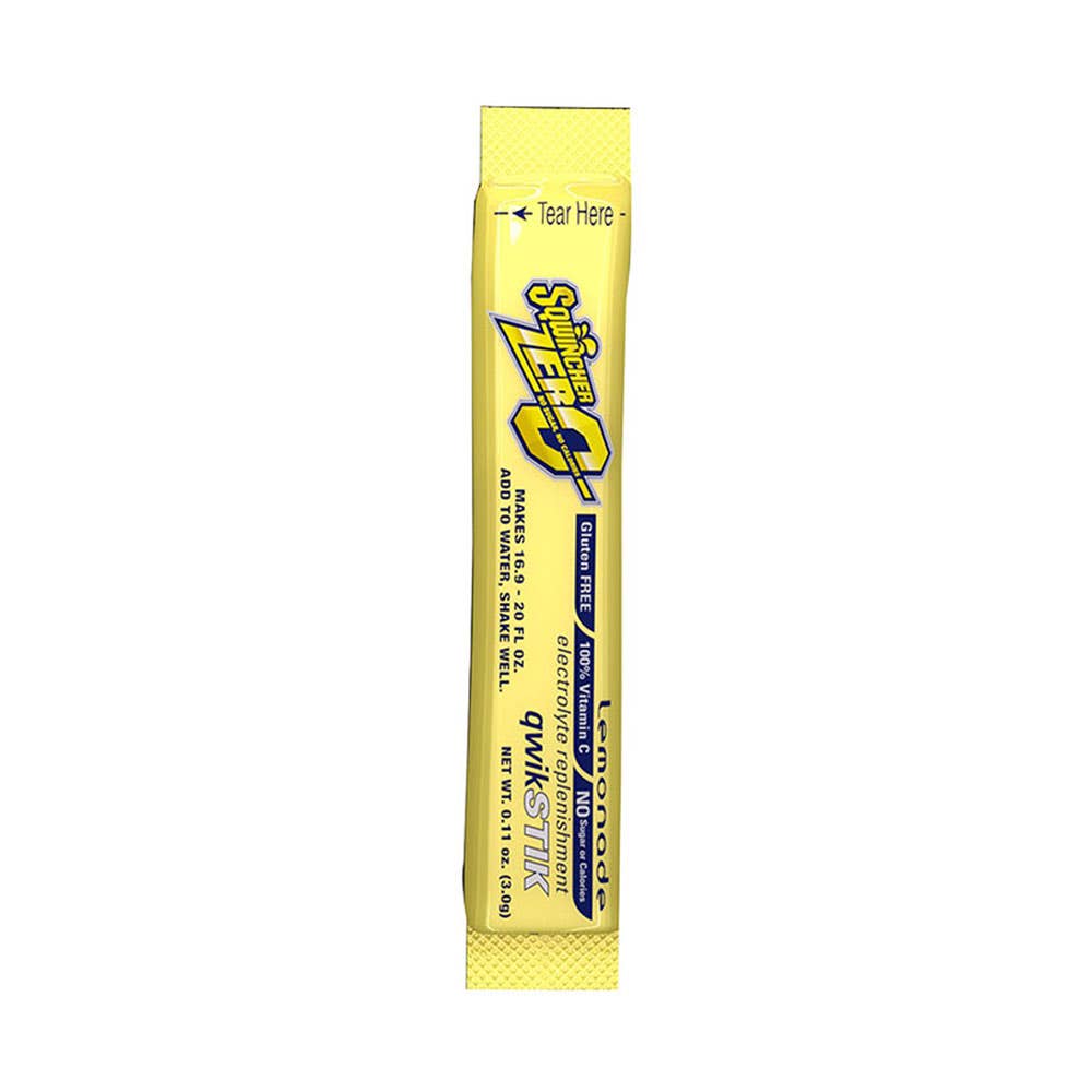 Hydration Qwik Stiks Lemonade Sqwincher Pk 10 424085 SQWPX0109