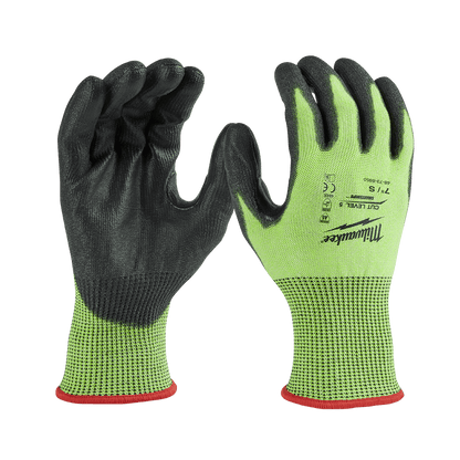 Cut 5(E) High Vis PU Gloves - L 37100029 48738952