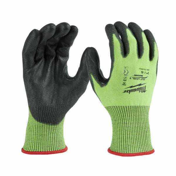 Cut 5(E) High Vis PU Gloves - XL 37100033 48738953