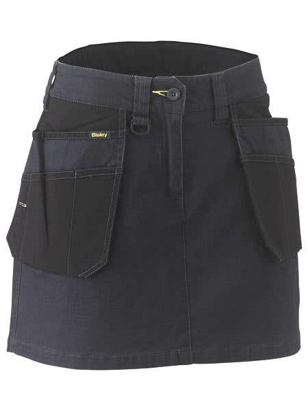 Skort Womens Flex & Move Stretch Cotton Bisley 6 Black BLS1024 BBLK6 40021338 BLS1024 BBLK6