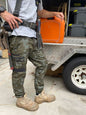 Pants Flex & Move CAMO Stretch Cargo Cuffed Bisley 97r Green 530301 BPC6337 PGRNR97