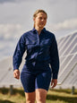 BL6490 X Airflow Women's Stretch Ripstop Vented Shirt 140gsm Navy 8 40038929 BL6490 BPCT8
