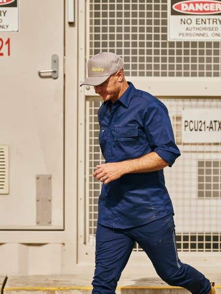 Pant Cargo 200gsm Poly/Cotton Stretch Vented 97R Navy BPC6150 Bisley 40039053 BPC6150 BPCTR97