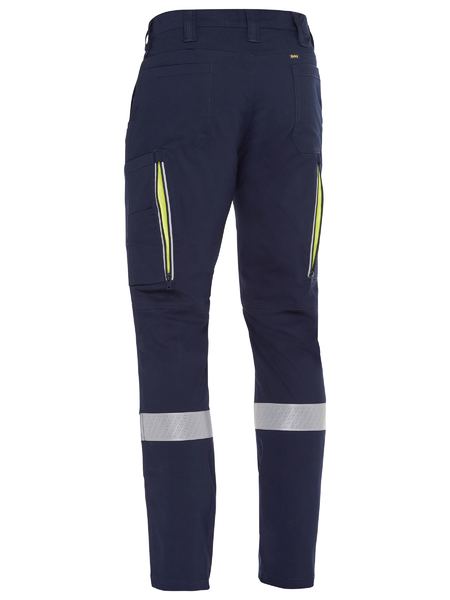 Pant Cargo 200gm Poly/Cott Stretch Vent Taped 87S Navy/Yellow BPC6150T_40039099_BPC6150T_NVYLS87