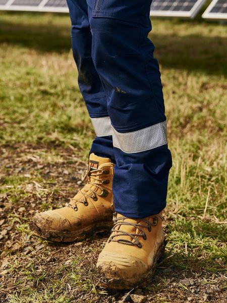 Pant Cargo 200gm Poly/Cott Stretch Vent Taped 92S Navy/Yellow BPC6150T_40039100_BPC6150T_NVYLS92