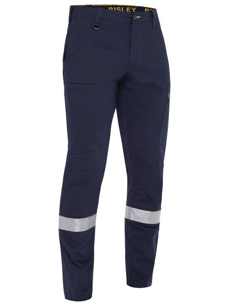 Pant Cargo 200gm Poly/Cott Stretch Vent Taped 97R Navy/Orange BPC6150T_40039072_BPC6150T_NVORR97