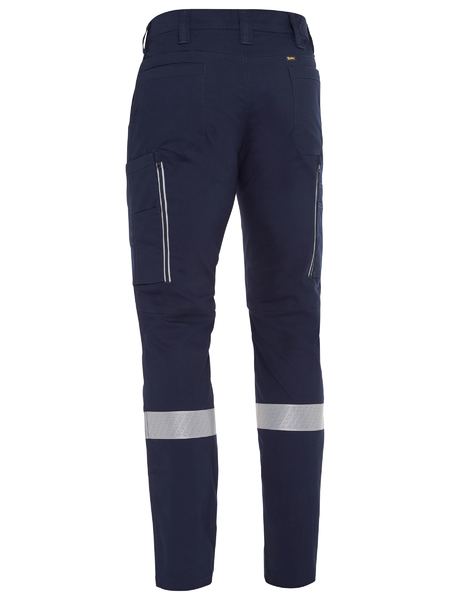 Pant Cargo 200gm Poly/Cott Stretch Vent Taped 97R Navy/Orange BPC6150T_40039072_BPC6150T_NVORR97