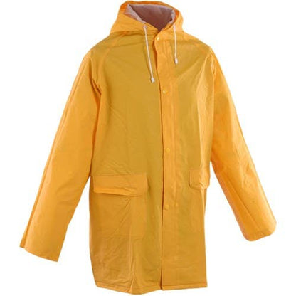 Jacket Wet Weather PVC 3/4 Length Yellow 2XL 79919338 RJ-2XL