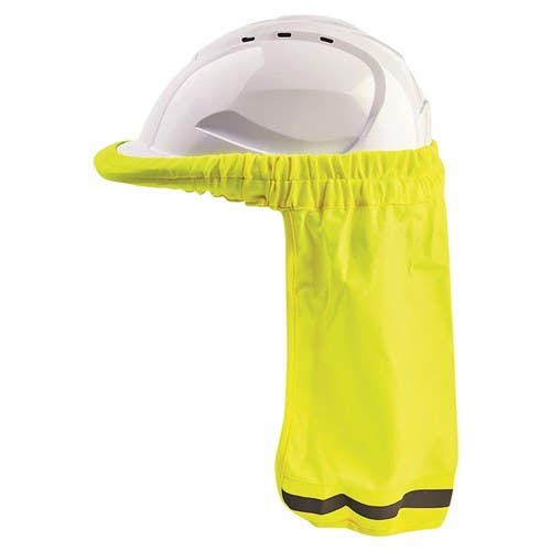 Hard Hat Neck Flap Fluro Yellow To Suit V9 289188 HHNSS