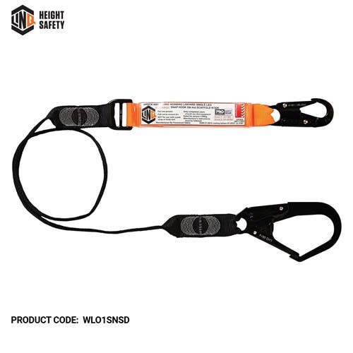Lanyard Web 2mt Single Db Snap To Leg Db Scaff Hook 268320 WLO1SNSD