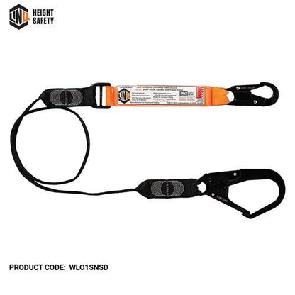 Lanyard Web 2mt Single Db Snap To Leg Db Scaff Hook 268320 WLO1SNSD
