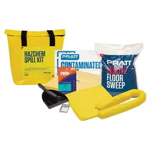 Hazchem Premium Vehicle Spill Kit Yellow Bag 25L 40041130 SKH025
