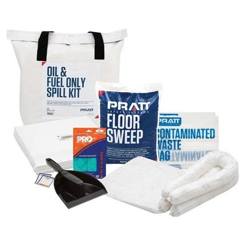 Oil & Fuel Premium Vehicle Spill Kit White Bag 25L 40041131 SKOF025