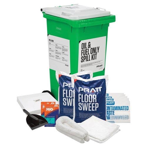 SPILL KIT 120LTR OIL & FUEL ECONOMY- WHITE LID 455024 ESKOF120