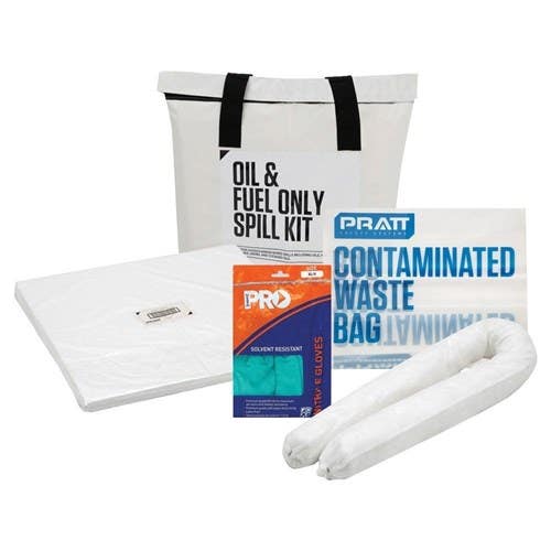 SPILL KIT  25LTR OIL & FUEL ECONOMY - WHITE BAG 455021 ESKOF025