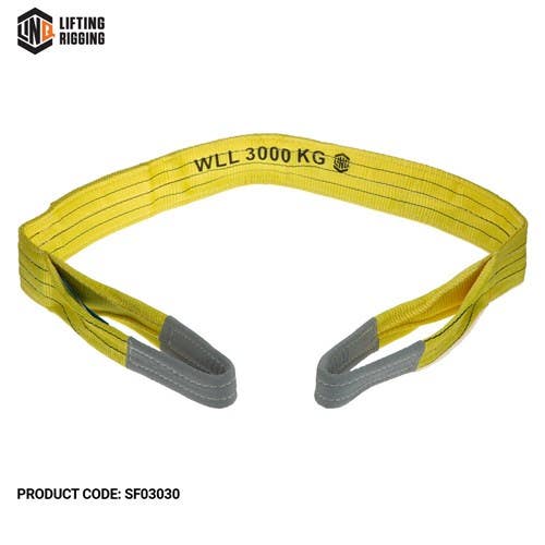 Sling Flat 3t  3m Yellow SF03030 40073003 SF03030