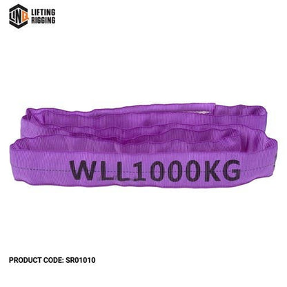 Sling Round 7:1 WLL Polyester 1T 1.0m 37100053 SR01010