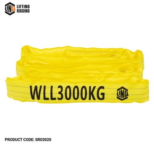 Sling Round 3T  2m Yellow SR03020 40073009 SR03020