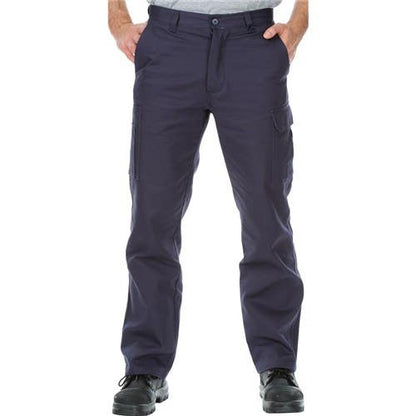 Pant Cotton Drill Cargo 310gsm Navy 97R 1024 Workit 278208 1024N97R