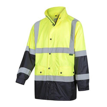 Wet Weather Hi Vis Rain Jacket 3005 Y/N 5XL 407121 3005YN5XL