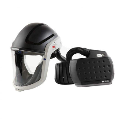 Face Shield + Safety Helmet M-307 + Adflo PAPR 3M Versaflo Heavy Duty 290267 890307HD