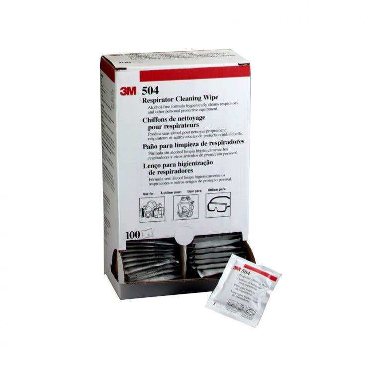 Respirator And Faceshield Cleaning Wipes 455810 M504