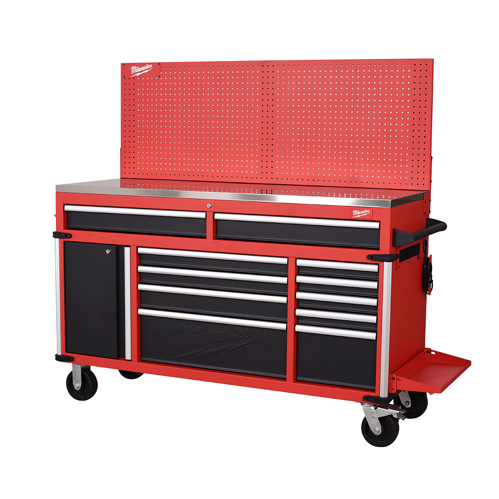 Work Station Mobile Steel Top (61) 155cm Milwaukee 586938 48228563S