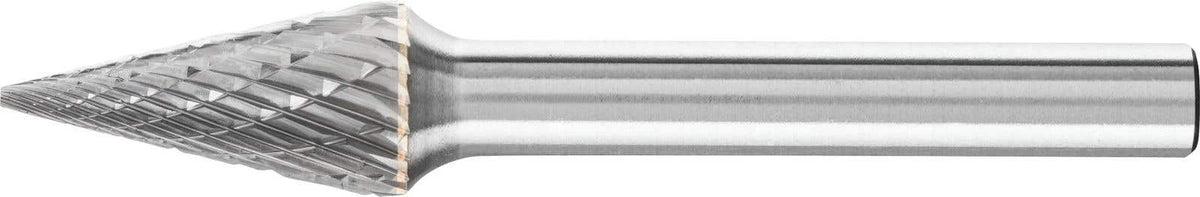 Burr Cone Pointed Skm 3/8 X 3/4 C3 Plus 1/4'' Shank Pferd 402477 21725232