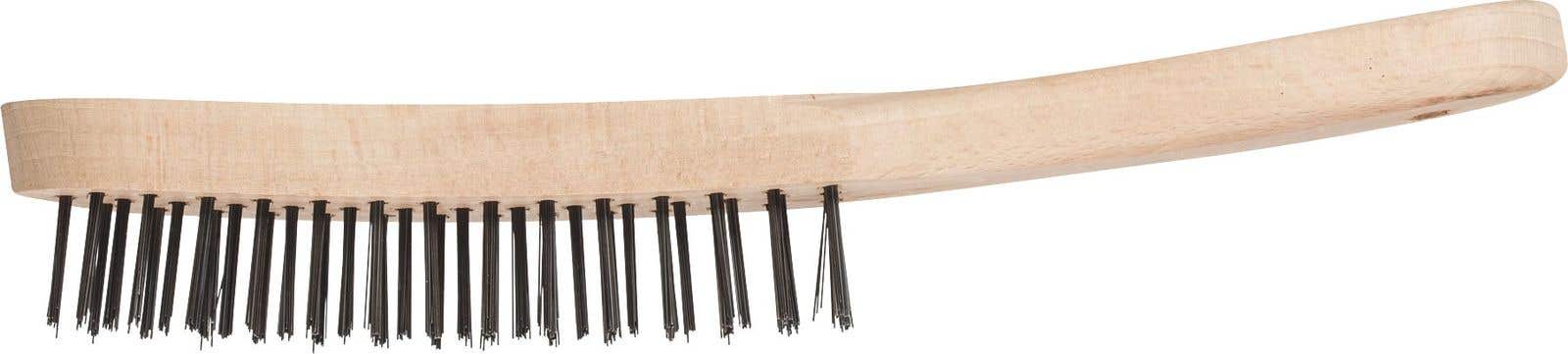 Hand Scratch Brush - STEEL Wire - Wooden Body 290mm HBU 30 ST 0.35 37100070 43672001