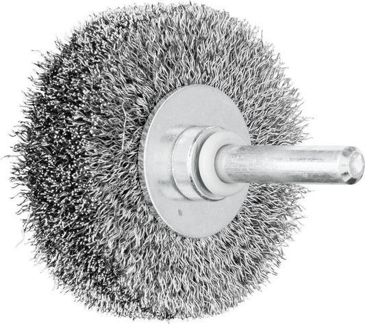 Wheel Wire Steel Mounted Crimped 50 x 15 x 1/4'' Universal Pferd 40009485 43740004