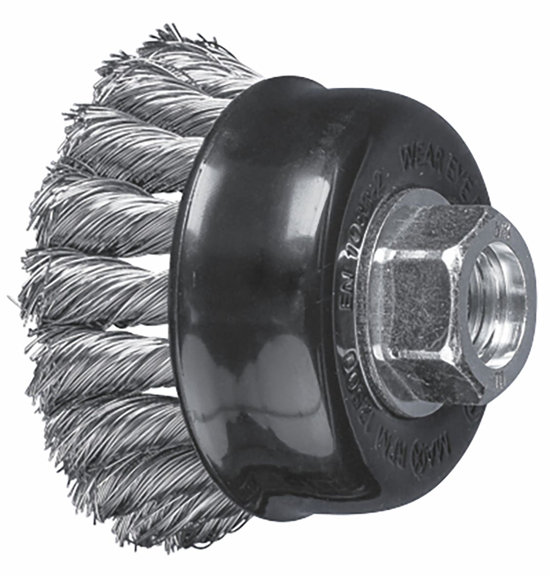 Brush Cup Wire Inox Twist Knot 65mm x 10mm/14mm Universal Pferd 40009474 47701010