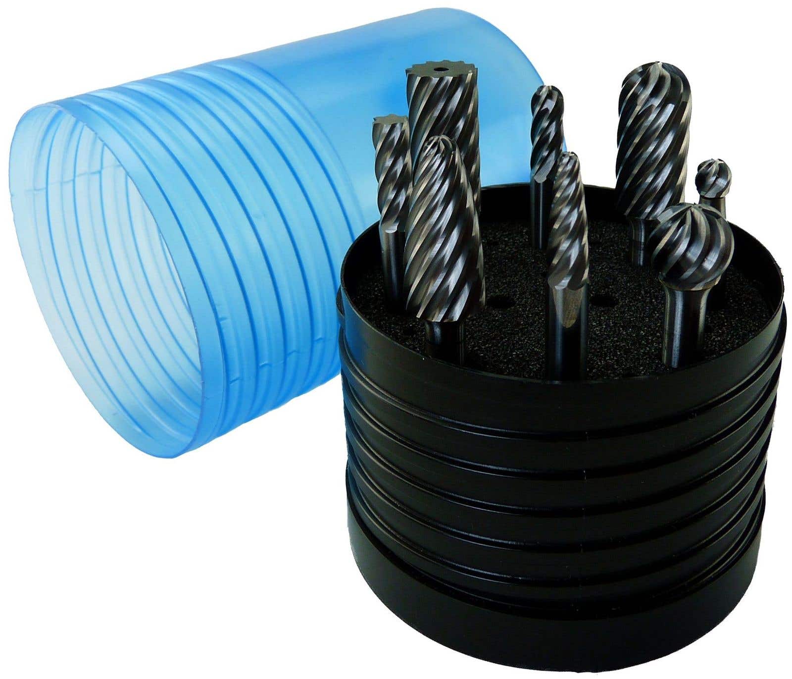 Burr Kit Tungsten Carbide Stainless Steel 8 Piece 34370000 75604004