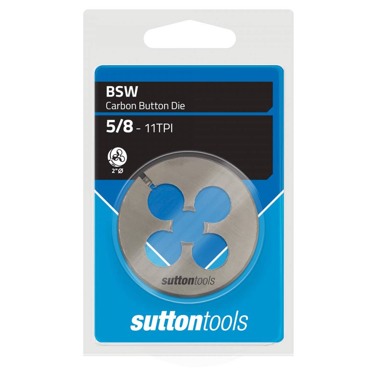 Die Button 2'' OD Carbon Steel 5/8''-11 BSW 92988009 M4201588