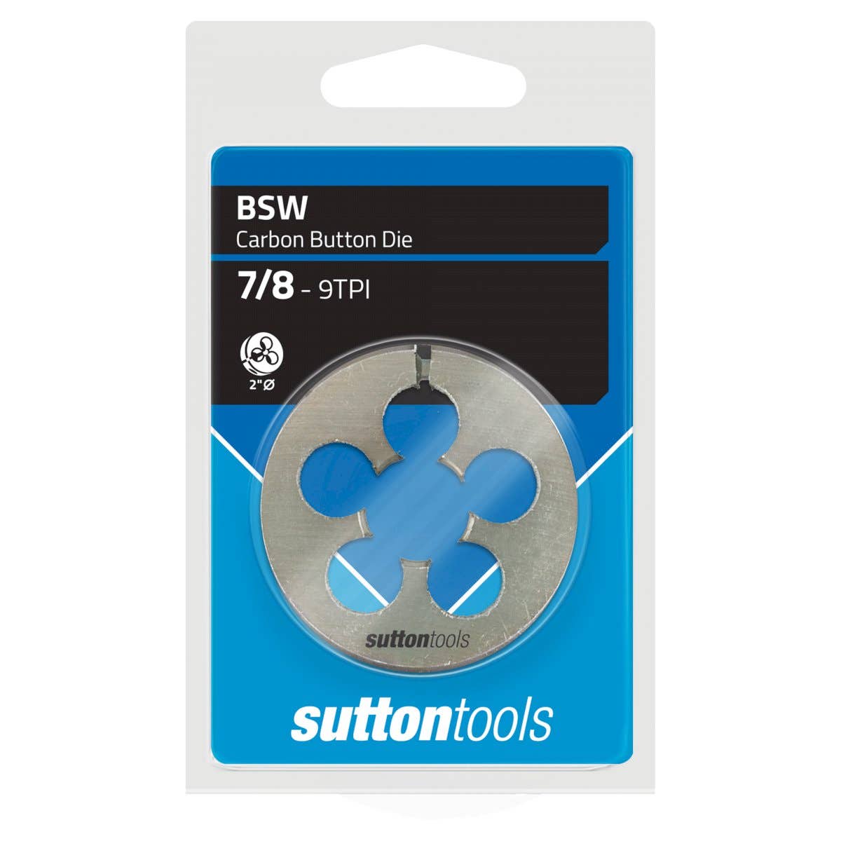 Die Button 2'' OD Carbon Steel 7/8''-9 BSW 92988011 M4202223