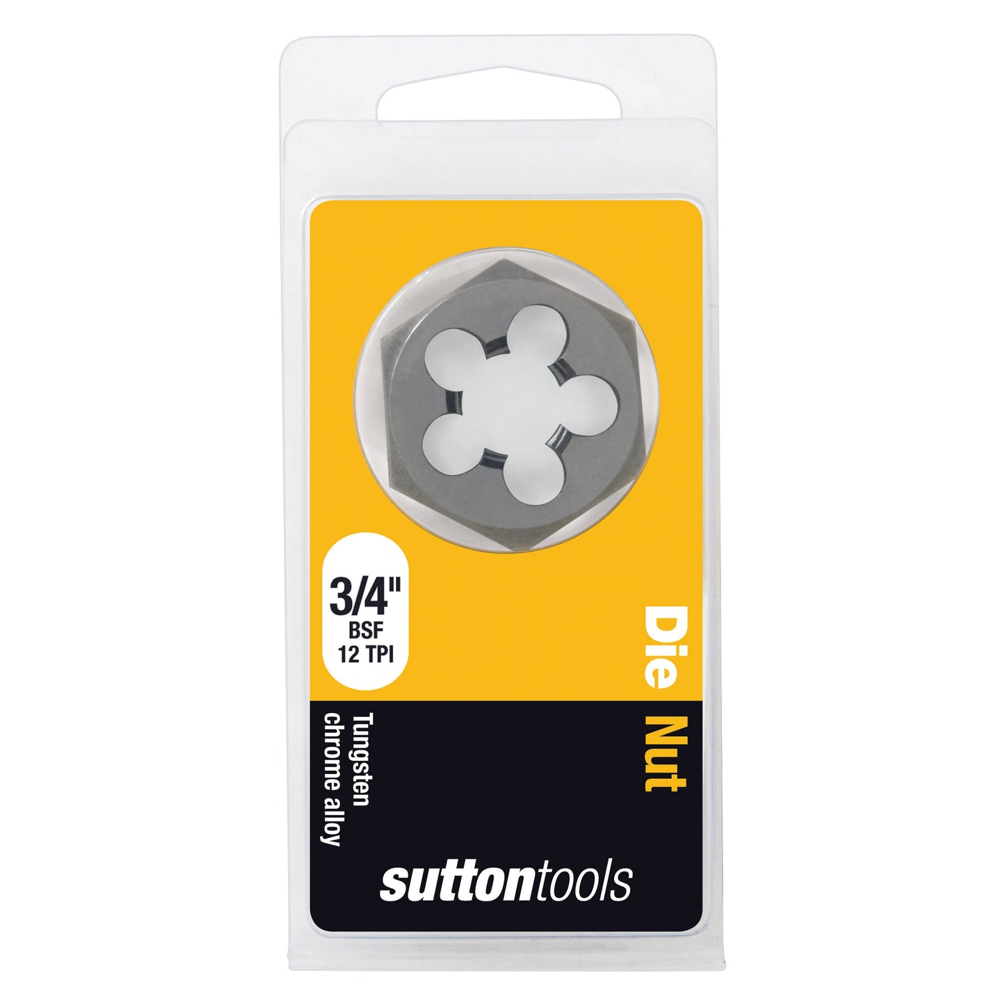 Die Hex 3/4'' BSF Carbon Steel 3/4''-12 BSF 92980071 M4481905