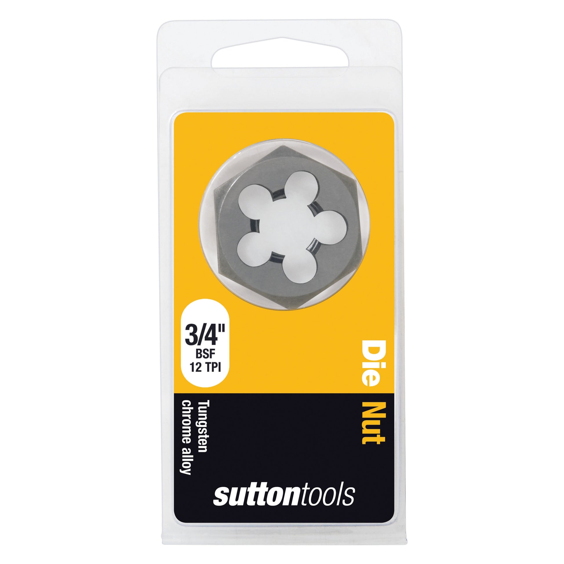 Die Hex 3/4'' BSF Carbon Steel 3/4''-12 BSF 92980071 M4481905