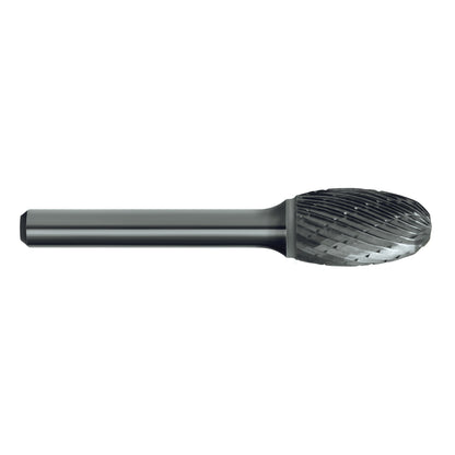 Cutting Carbide Burr Double Cut Oval Shape 1/8'' Shank 1/4'' X3/8'' 2-1/8'' 40027570 B203SE510