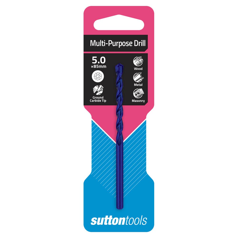 Drill D610 5.0 x 85mm Multi-Purpose Carded 79916982 D6100500