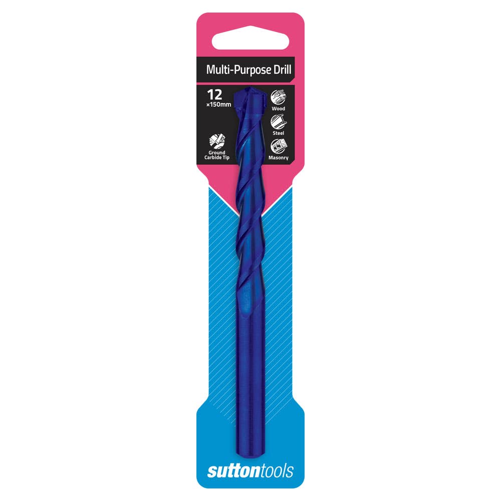 Drill D610 12.0 x 150mm Multi-Purpose Carded 79916977 D6101200