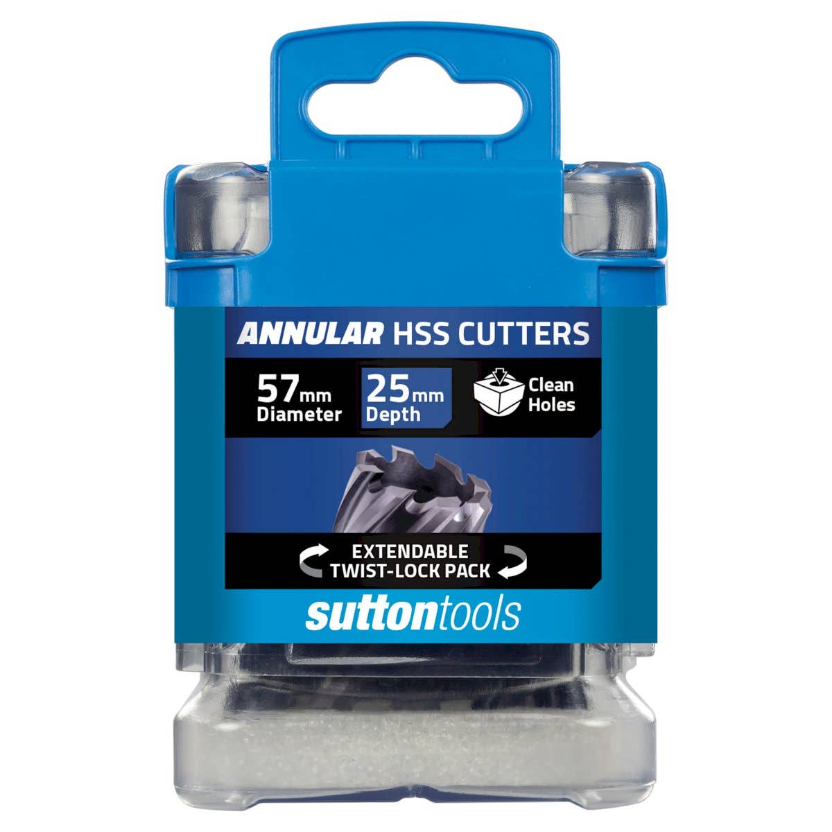 Annular Cutter H180 m2AI HSS TiAlN 57 x 25mm Sutton Tools  H1800570 40034805 H1800570