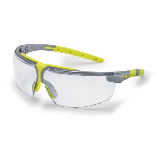 Glasses Safety Clear HC-AF Lens Yellow/Grey Frame +2.00 Uvex I-3 215655 6108-211