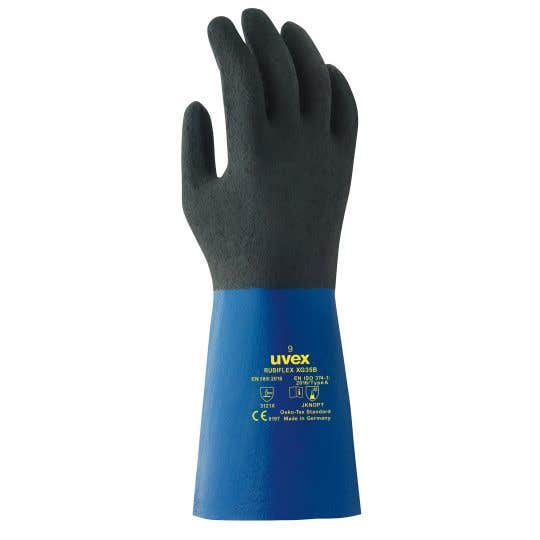 Gloves Chemical Resistant Rubiflex SXG35B Size 11 Uvex 154164 XG35BF4