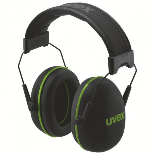 KX10 Folding Headband Earmuffs Black/Green 40066795 2630011