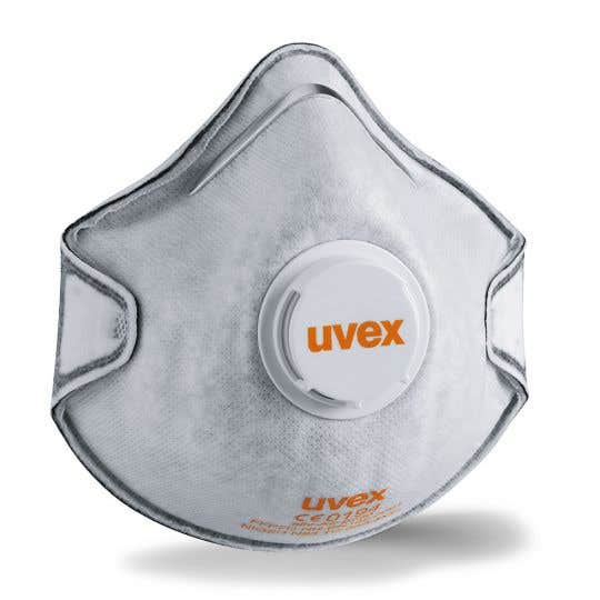 Silv-Air C 2220 FFP2 Cupped Carbon Valved Disposable Respirator 15 Pack 40066791 8732-228