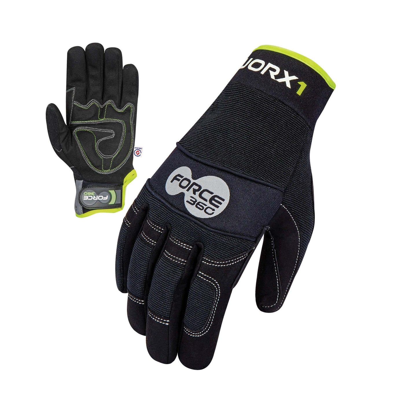 Gloves Mechanics Worx1 Large Force360_260841_GWORX1-L